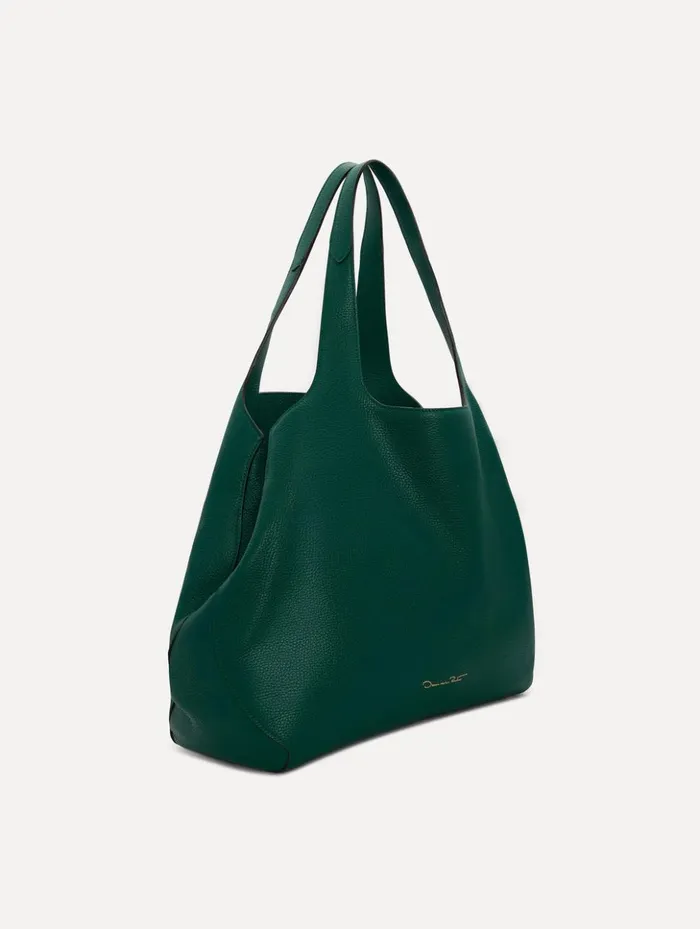 Women Handbags Oscar De La Renta The Topaz Bottle Green