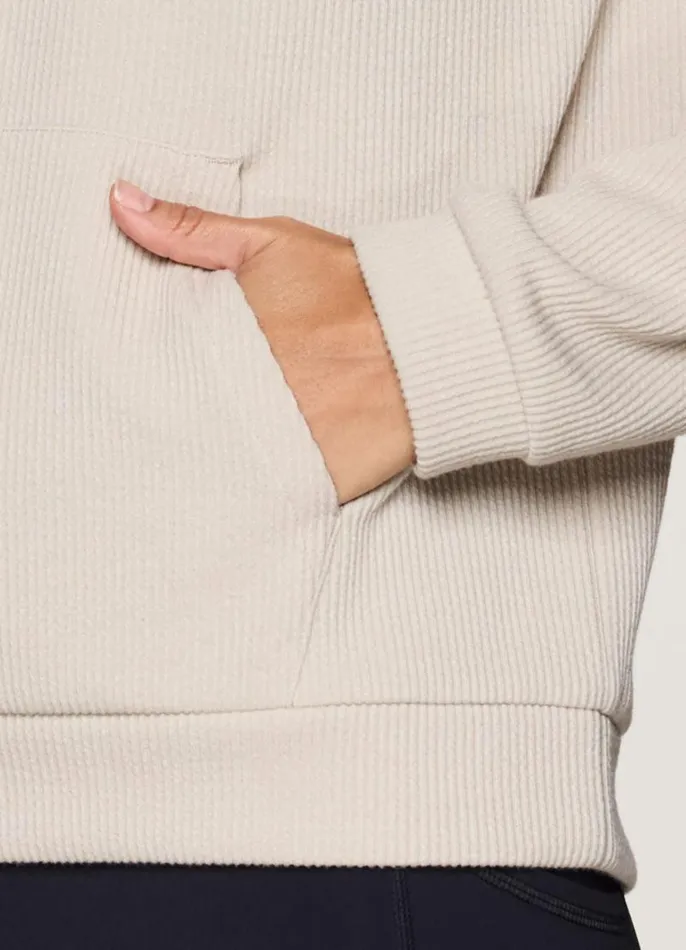 Women Harbor Textured Pullover Sand RBX Active Sweatshirts