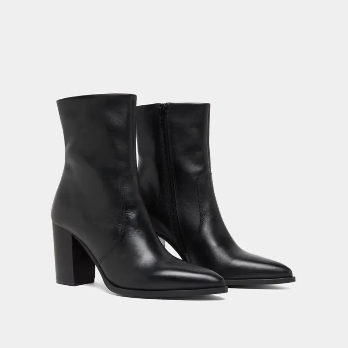 Women Heeled Ankle Boots Black JONAK Ankle Boots Lowboots