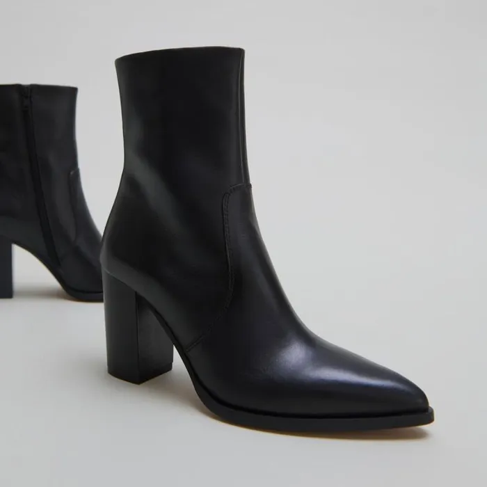 Women Heeled Ankle Boots Black JONAK Ankle Boots Lowboots