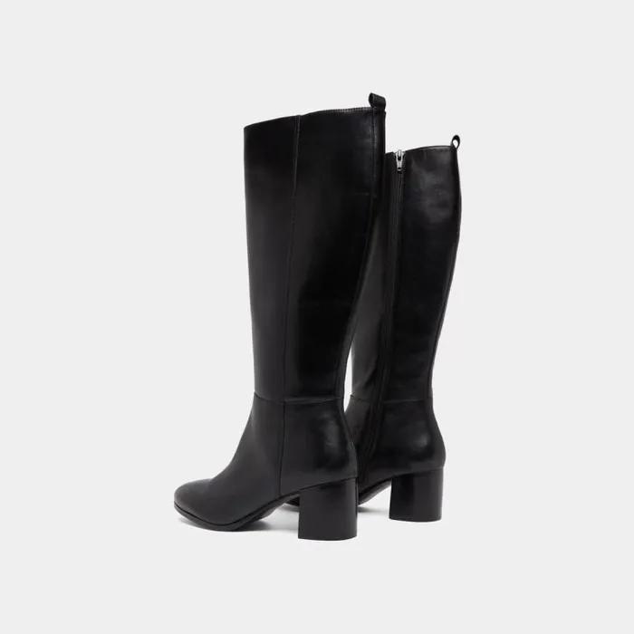 Women Heeled Boots Black JONAK Boots Thighhigh Boots