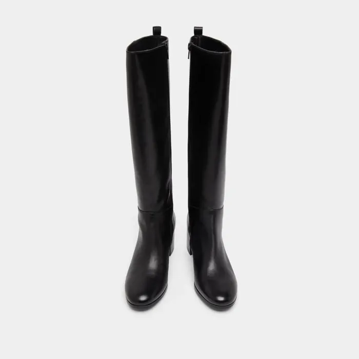 Women Heeled Boots Black JONAK Boots Thighhigh Boots