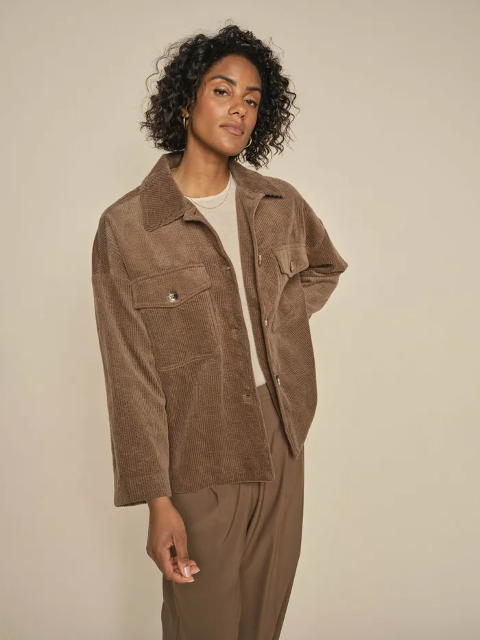 Women Jackets and Coats MOS MOSH MMLele Joana Corduroy Jacket Rain Drum
