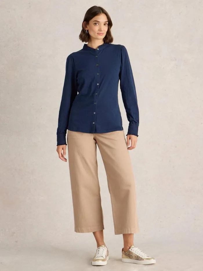 Women JESSICA SHIRT Dark Navy White Stuff Shirts and Blouses