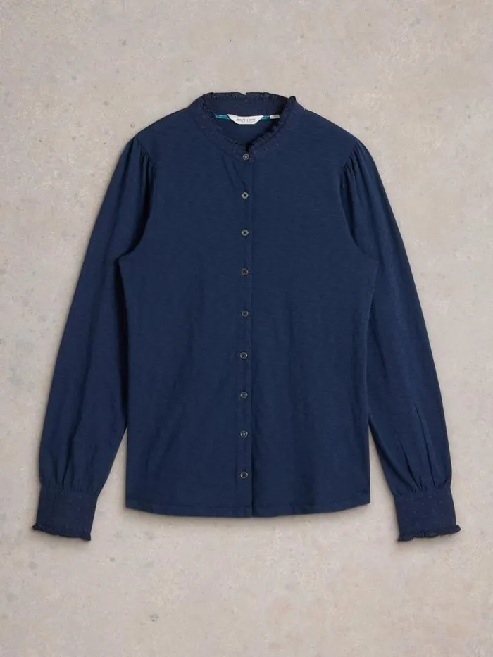 Women JESSICA SHIRT Dark Navy White Stuff Shirts and Blouses Women JESSICA SHIRT Dark Navy White Stuff Shirts and Blouses