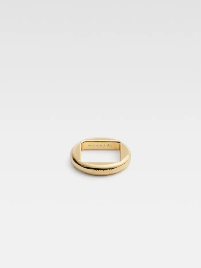 Women Jewellery JACQUEMUS The Round Ring Light Gold