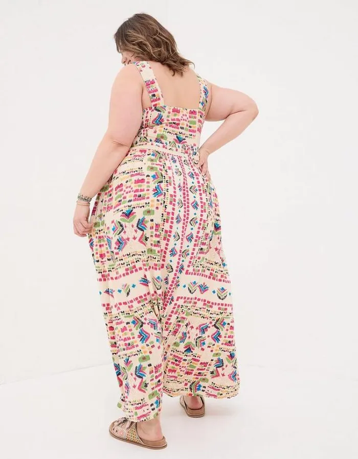 WomenKids FatFace Vacation Shop Carmen Trail Marks Maxi Dress Multi