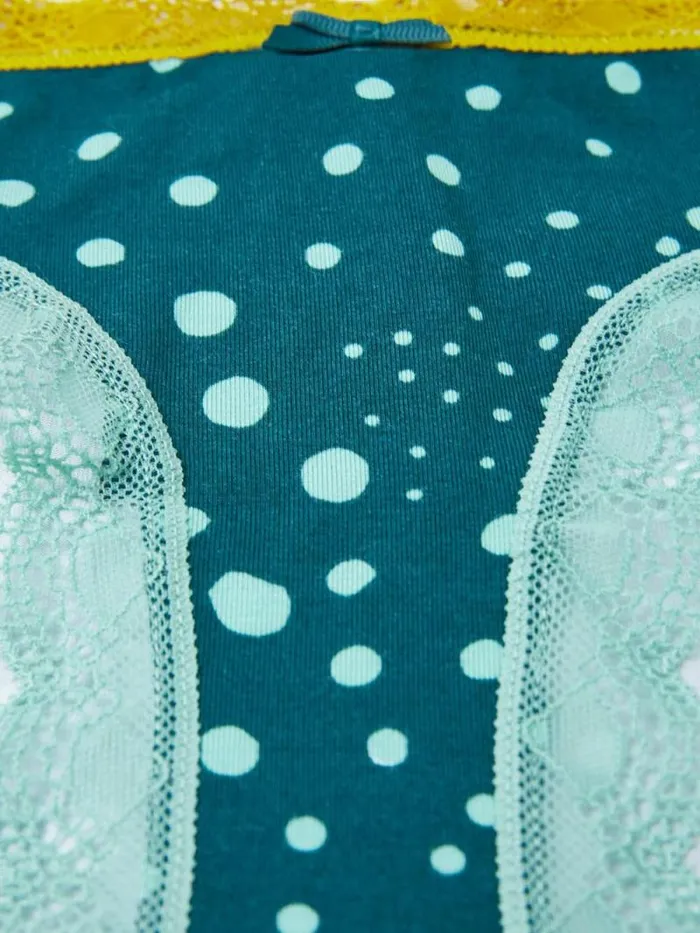 Women Knicker Teal Multi White Stuff Underwear