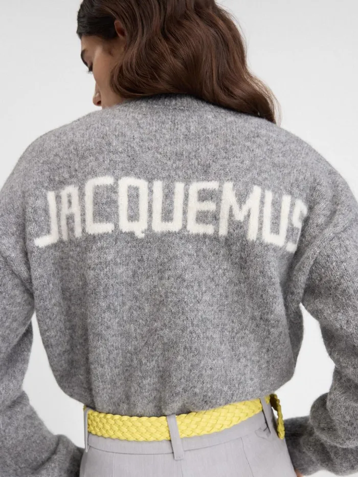 Women Knits JACQUEMUS The Jacquemus Knit Grey Women Knits JACQUEMUS The Jacquemus Knit Grey
