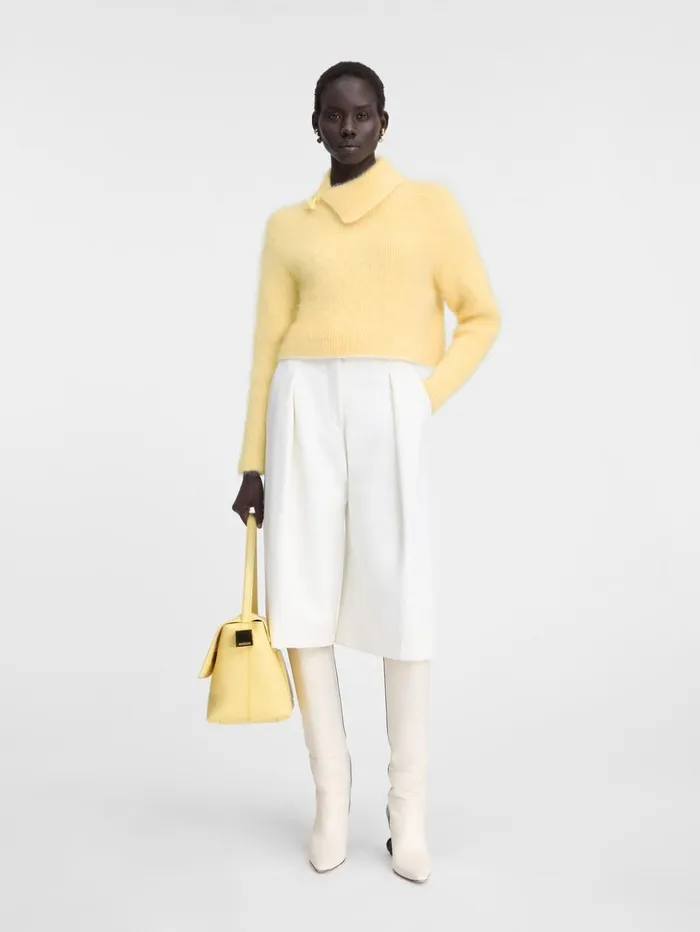 Women Knits JACQUEMUS The Marina Sweater Light Yellow