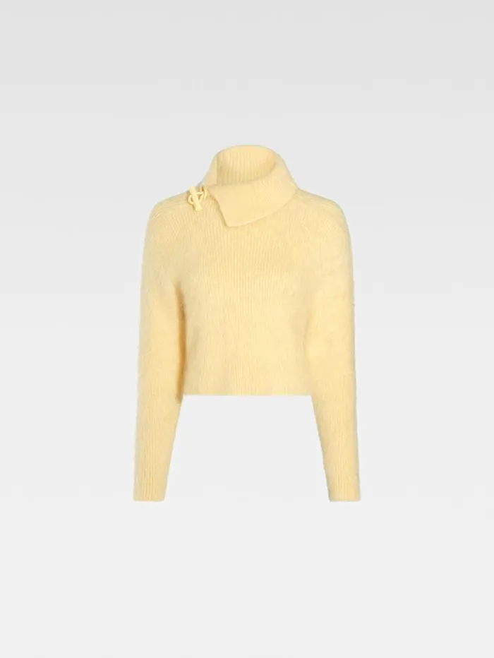 Women Knits JACQUEMUS The Marina Sweater Light Yellow