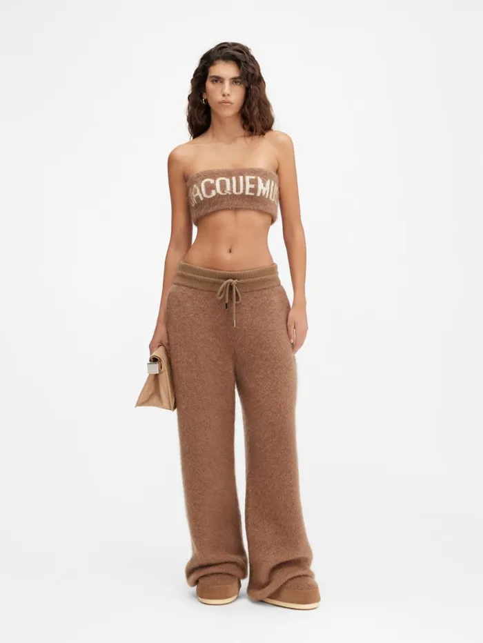 Women Knits JACQUEMUS The Nuvola Bra Camel