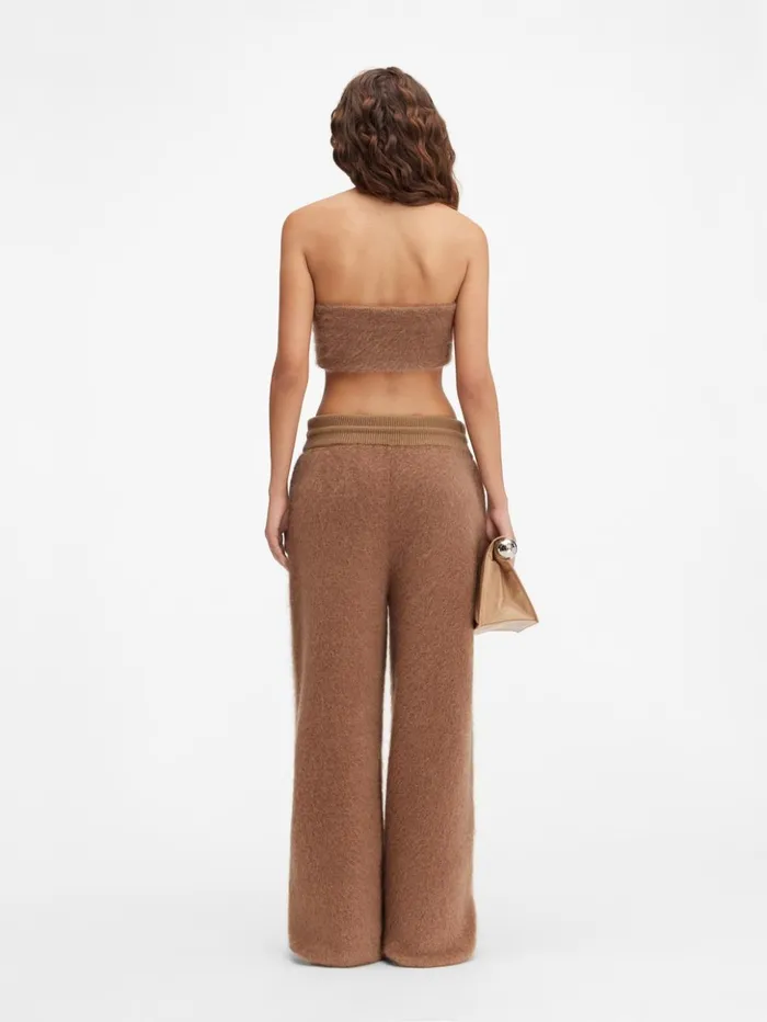 Women Knits JACQUEMUS The Nuvola Bra Camel Women Knits JACQUEMUS The Nuvola Bra Camel