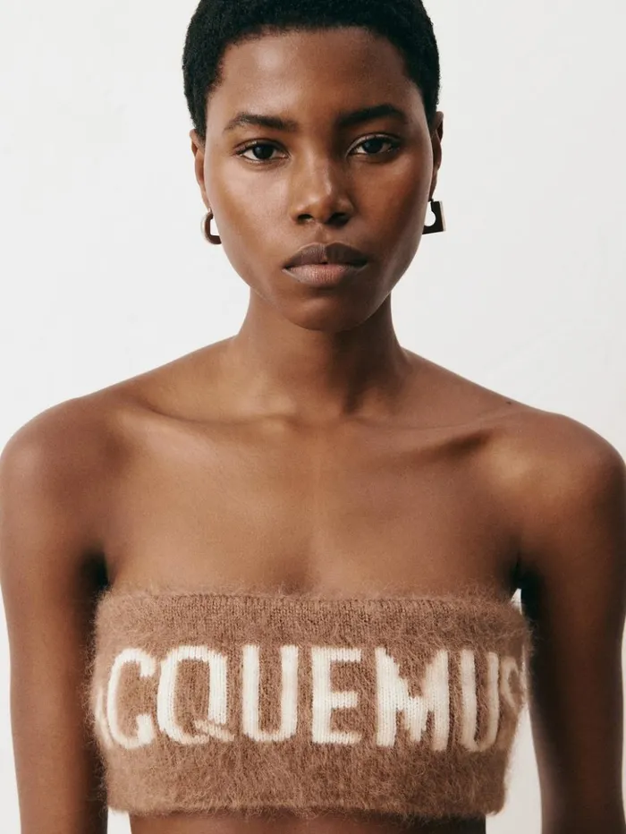 Women Knits JACQUEMUS The Nuvola Bra Camel Women Knits JACQUEMUS The Nuvola Bra Camel