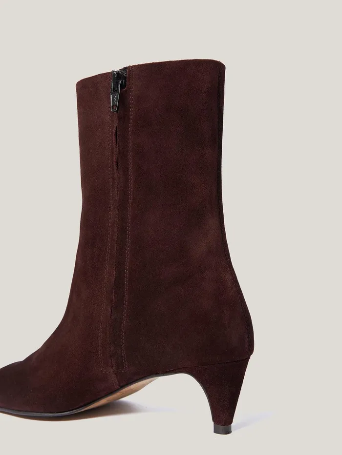 Women Leather Valerie Ankle Boot Port Jigsaw Boots