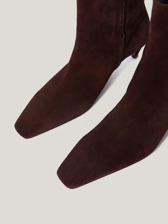 Women Leather Valerie Ankle Boot Port Jigsaw Boots