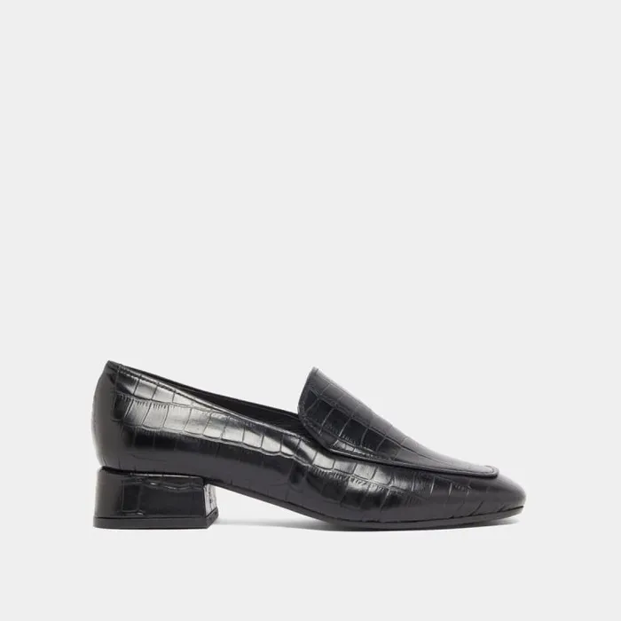 Women Loafers With Rounded Toes Black JONAK Loafers