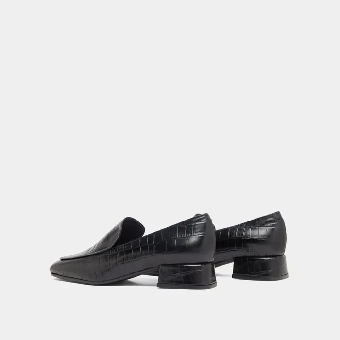 Women Loafers With Rounded Toes Black JONAK Loafers