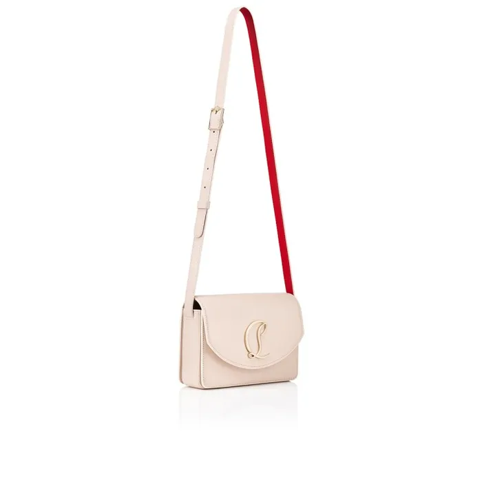 Women Loubi54 Crossbody Bag 8211 Nappa Leather 8211 Leche Christian Louboutin Shoulder Bags