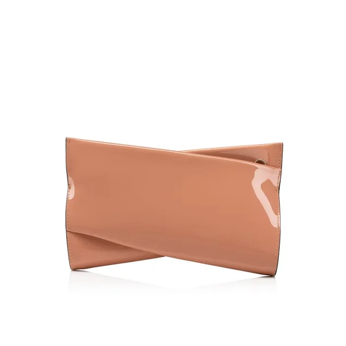 Women Loubitwist Small Clutch 8211 Patent Calf 8211 Blush Christian Louboutin Shoulder Bags