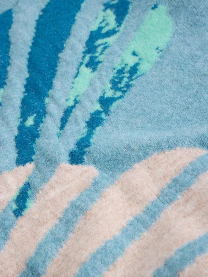 Women LOUISA JUMPER Blue Multi White Stuff Knitwear