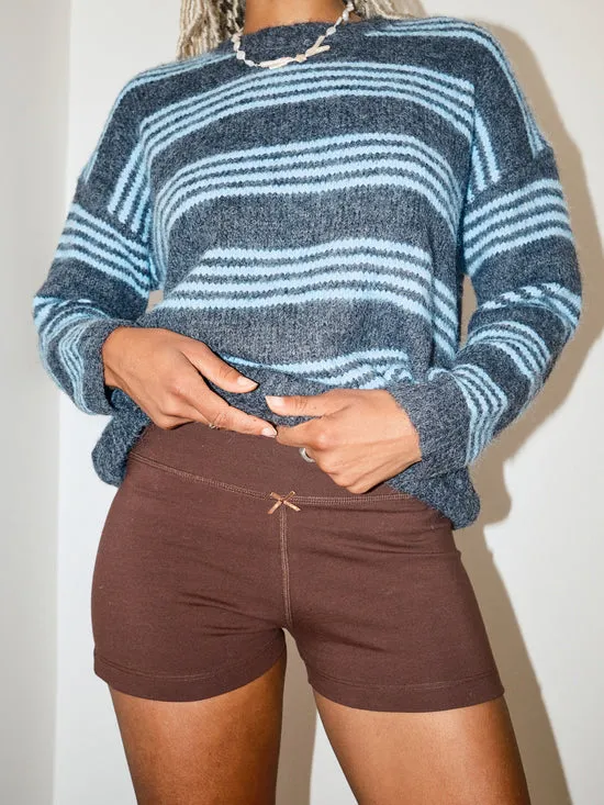 Women Lounge Shorts Mocha Bottoms Lisa Says Gah
