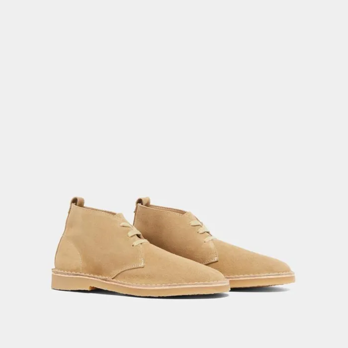 Women Lowboots With Laces Beige JONAK Ankle Boots Lowboots