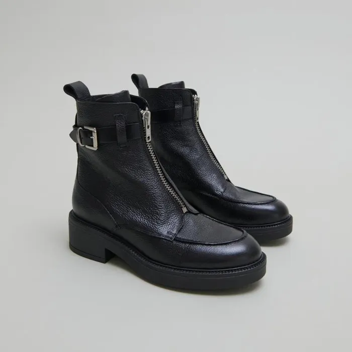 Women Lowboots With Zips Black JONAK Ankle Boots Lowboots