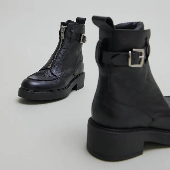 Women Lowboots With Zips Black JONAK Ankle Boots Lowboots