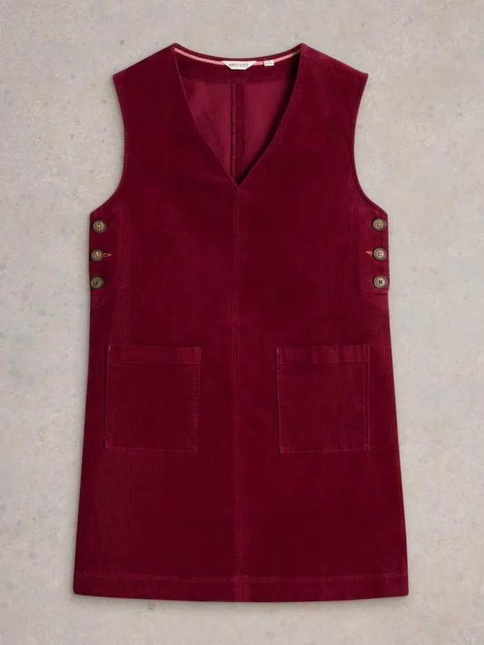 Women Maple Cord Pinafore Dk Red White Stuff Dresses Women Maple Cord Pinafore Dk Red White Stuff Dresses
