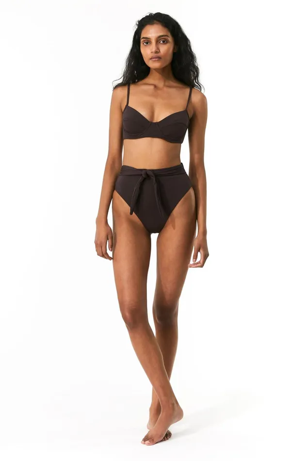 Women Mara Hoffman Bikini Bottoms Goldie Bikini Bottom Tabacco