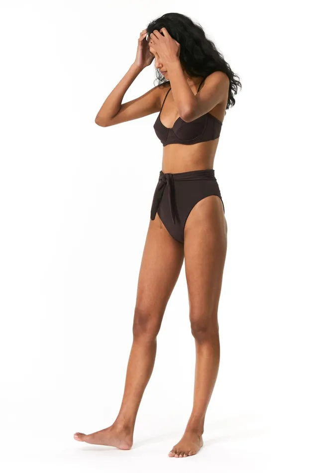 Women Mara Hoffman Bikini Bottoms Goldie Bikini Bottom Tabacco