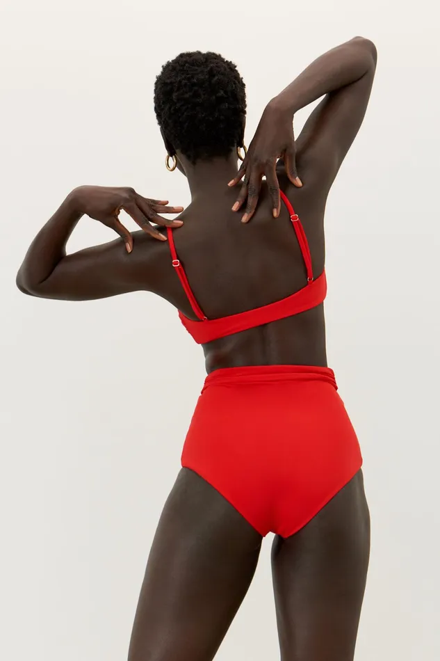 Women Mara Hoffman Bikini Tops Carla Bikini Top Red Women Mara Hoffman Bikini Tops Carla Bikini Top Red