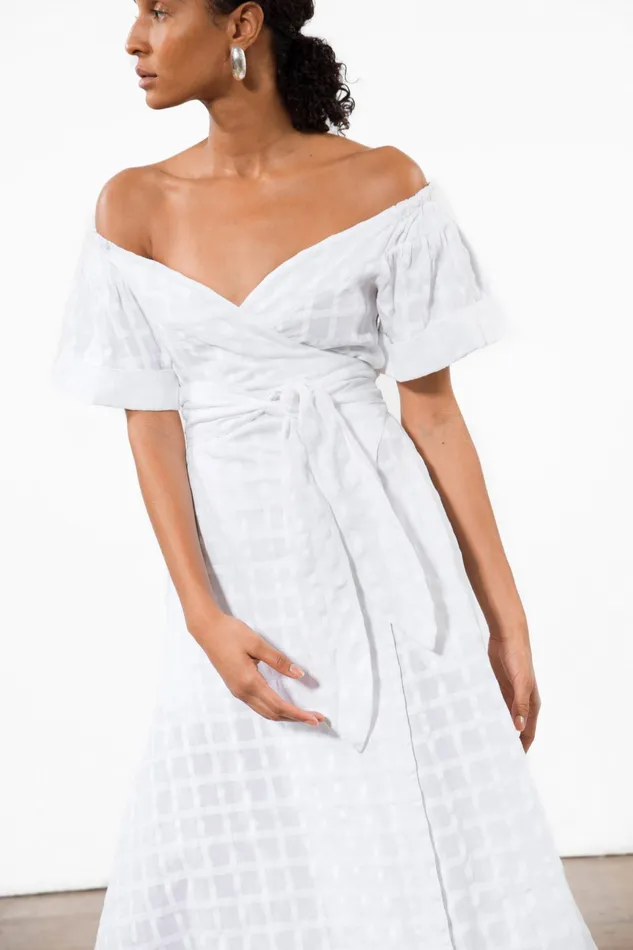 Women Mara Hoffman Dresses Adelina Dress White