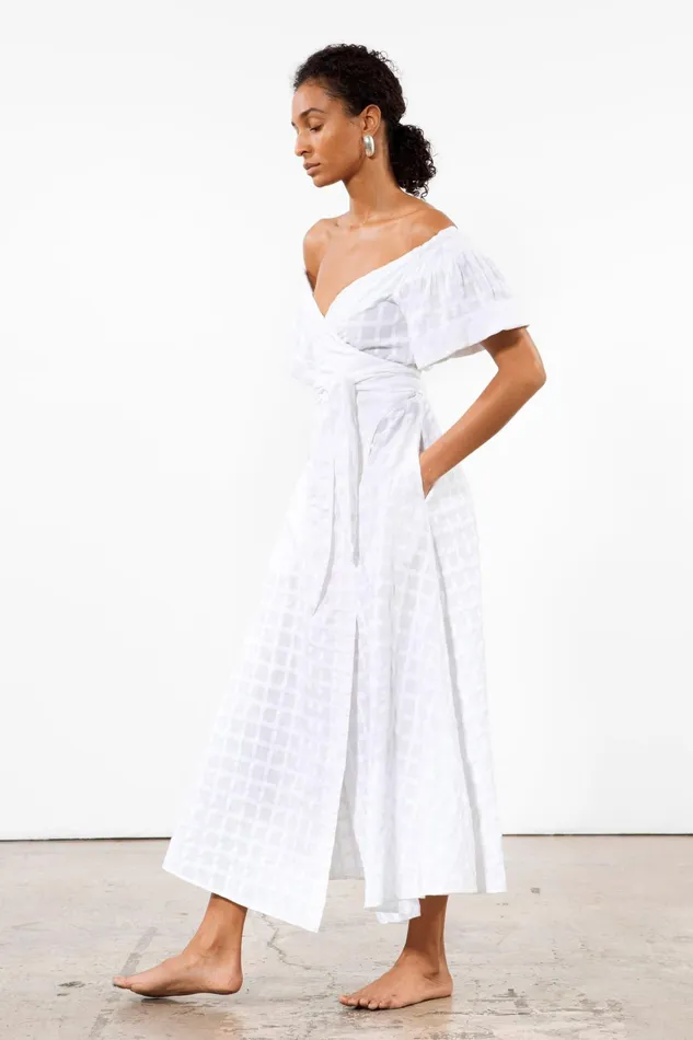Women Mara Hoffman Dresses Adelina Dress White