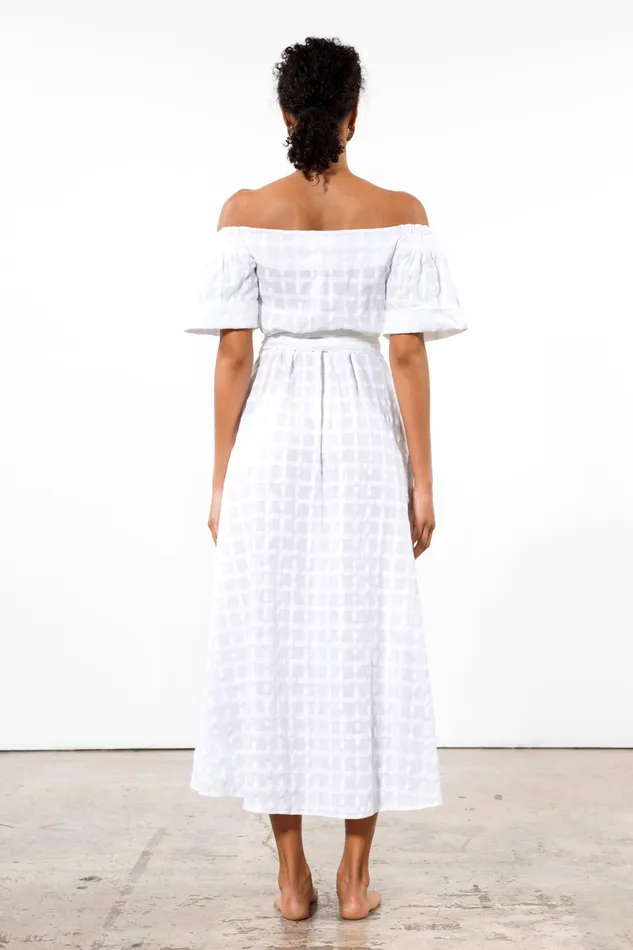 Women Mara Hoffman Dresses Adelina Dress White