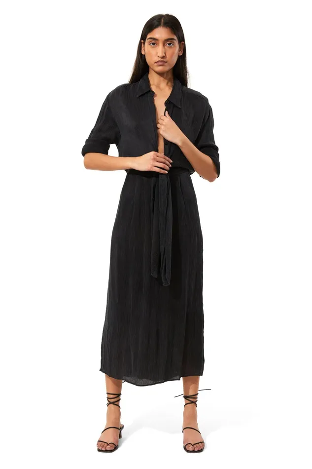 Women Mara Hoffman Dresses Agata Dress Black