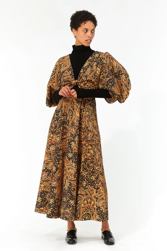 Women Mara Hoffman Dresses Lelia Dress Black Multi