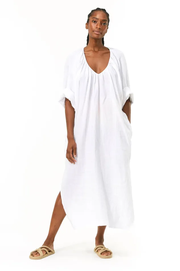 Women Mara Hoffman Dresses Luz Coverup White