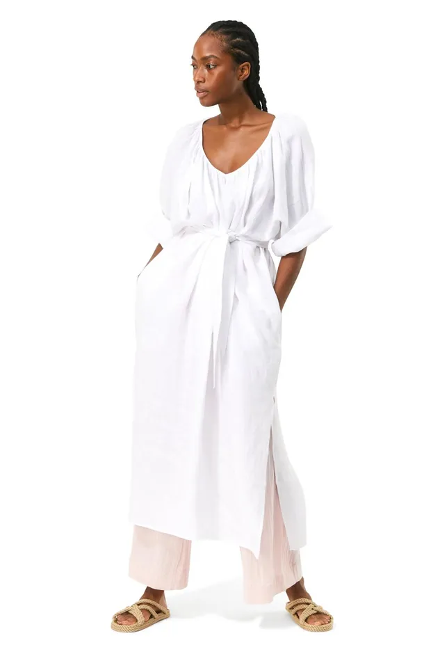 Women Mara Hoffman Dresses Luz Coverup White