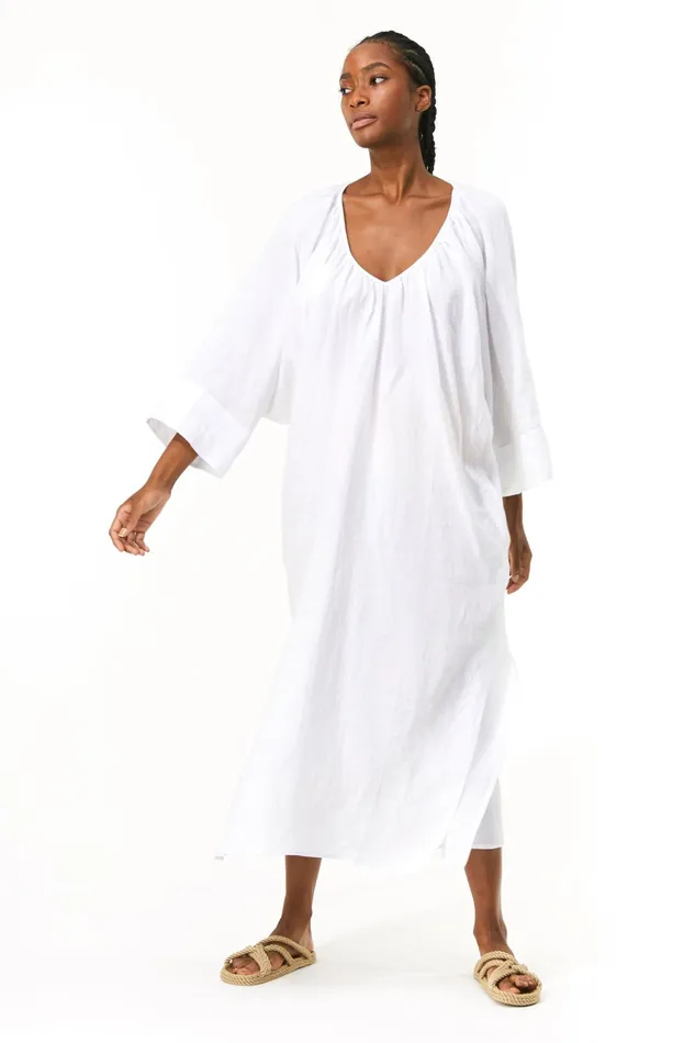 Women Mara Hoffman Dresses Luz Coverup White