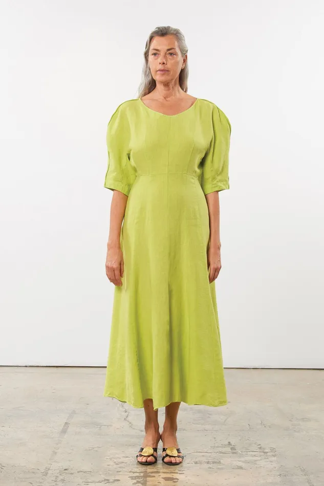 Women Mara Hoffman Dresses Sicily Dress Green