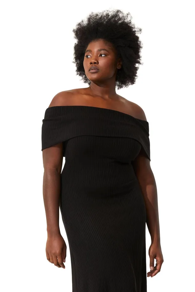 Women Mara Hoffman Extended Sizes Extended Imogen Dress Black