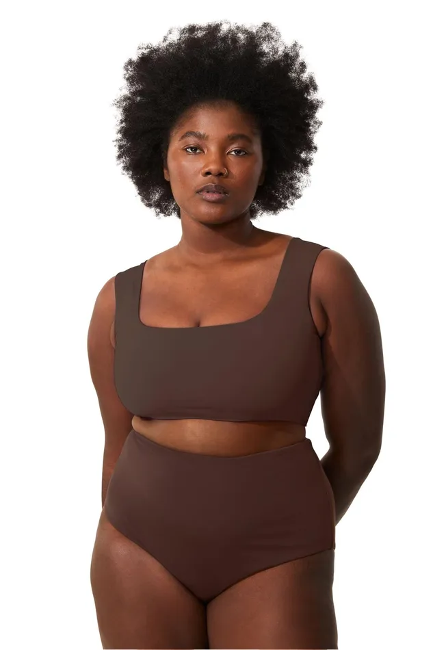 Women Mara Hoffman Extended Sizes Extended Raina Bikini Top Tabacco