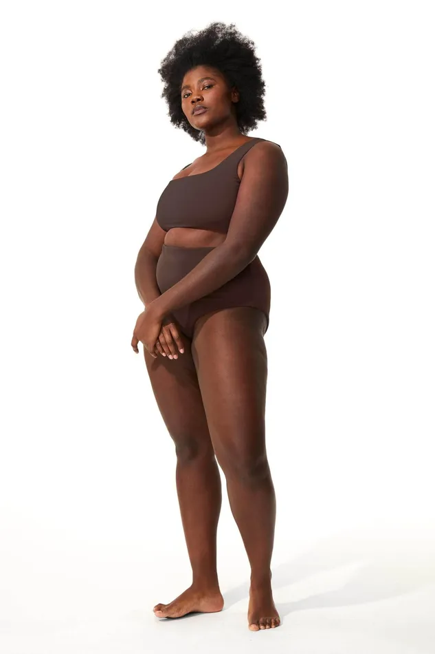 Women Mara Hoffman Extended Sizes Extended Raina Bikini Top Tabacco Women Mara Hoffman Extended Sizes Extended Raina Bikini Top Tabacco