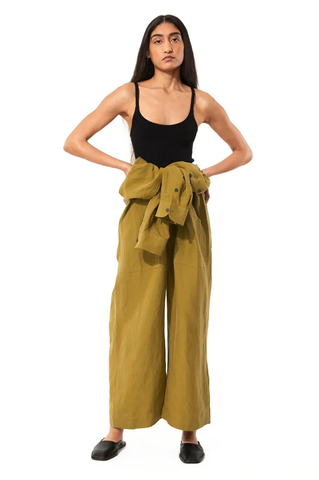 Women Mara Hoffman Jumpsuits and Rompers Agatha Jumpsuit Olive