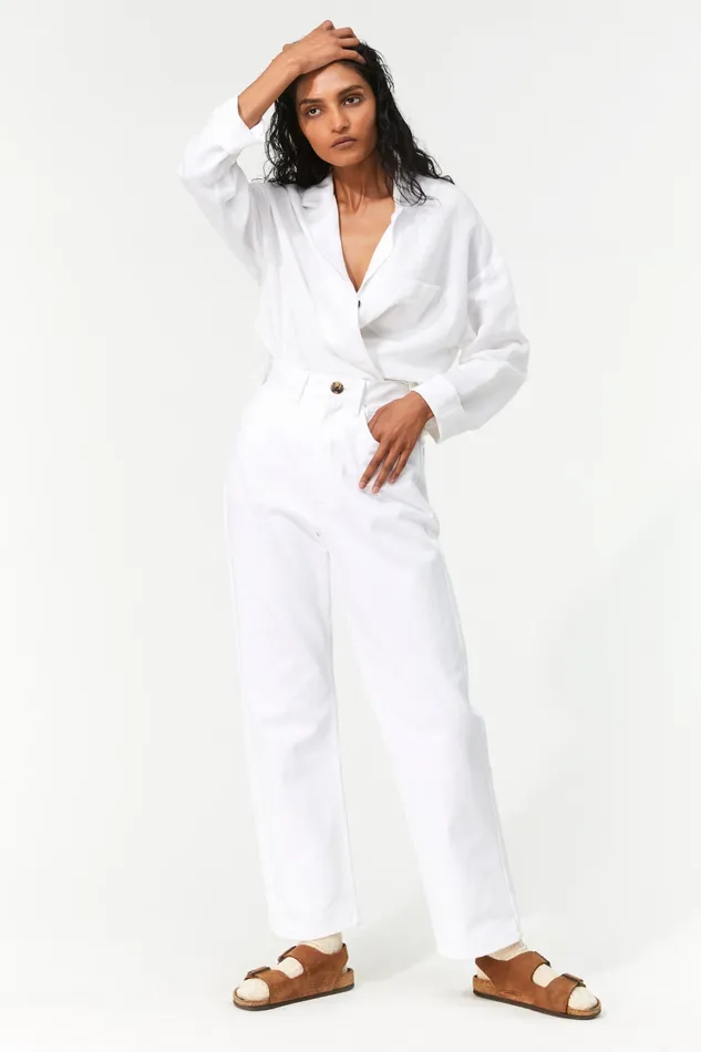 Women Mara Hoffman Pants and Shorts Fontana Pant White