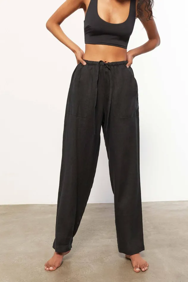 Women Mara Hoffman Pants and Shorts York Pant Black