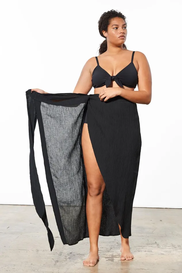 Women Mara Hoffman Skirts Extended Thiago Skirt Black Women Mara Hoffman Skirts Extended Thiago Skirt Black
