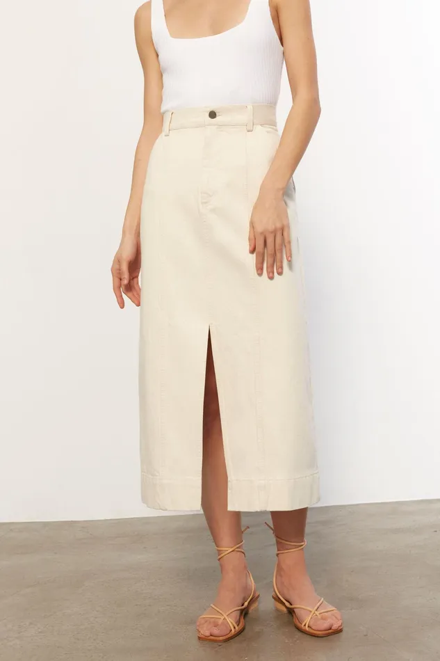 Women Mara Hoffman Skirts Nakita Skirt Ivory